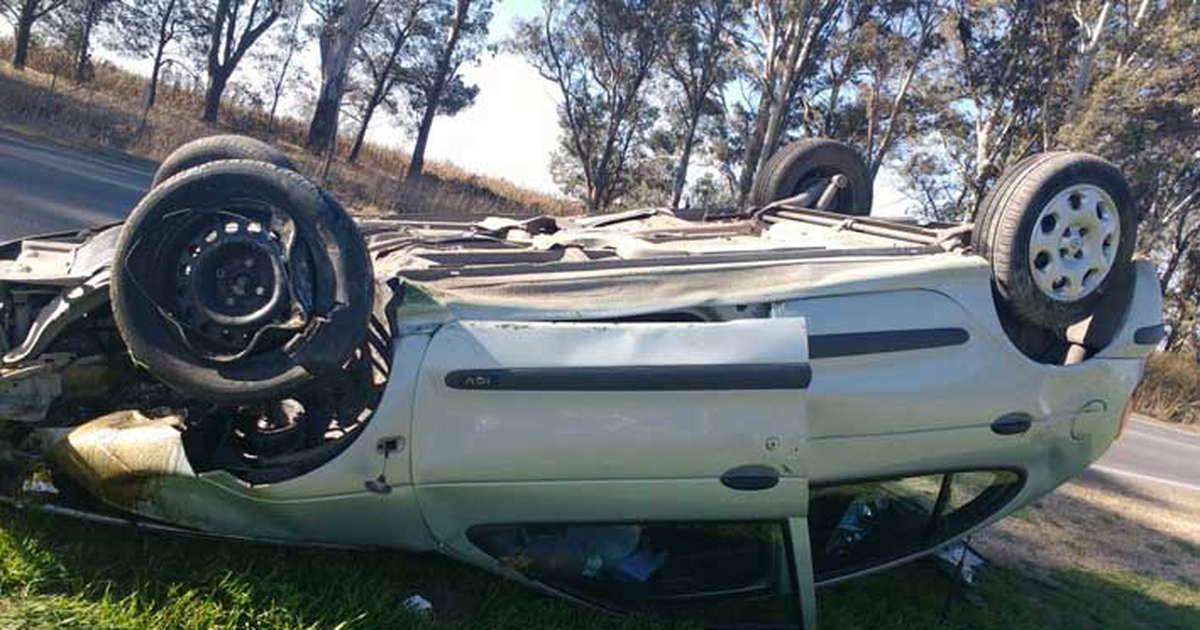 Una familia de Buenos Aires protagonizó un impactante vuelco en 25 de Mayo