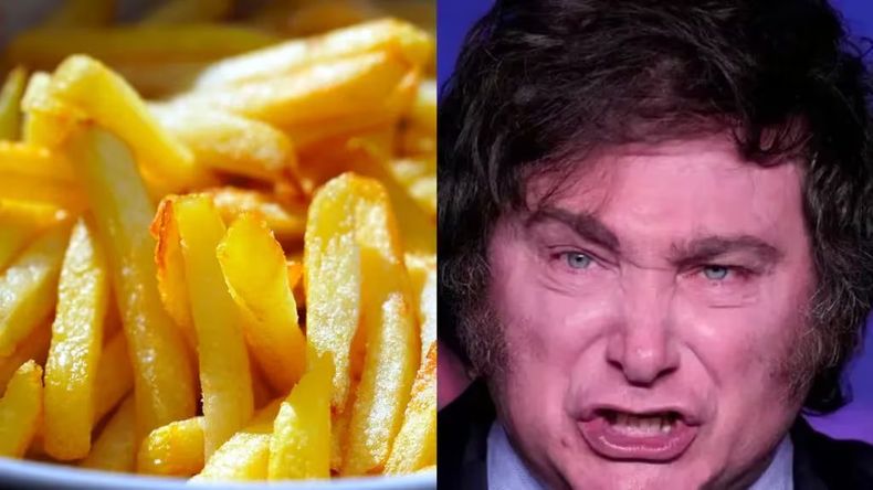 La insólita fobia de Javier Milei a las papas fritas Hizo un escándalo