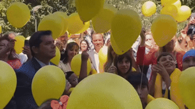 En videos, así fue la tradicional suelta de globos en el Hospital Rawson por la lucha contra el cáncer infantil