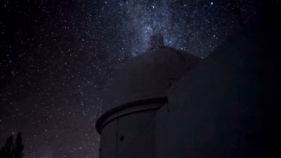 El impactante video que muestra la Vía Láctea desde el CASLEO