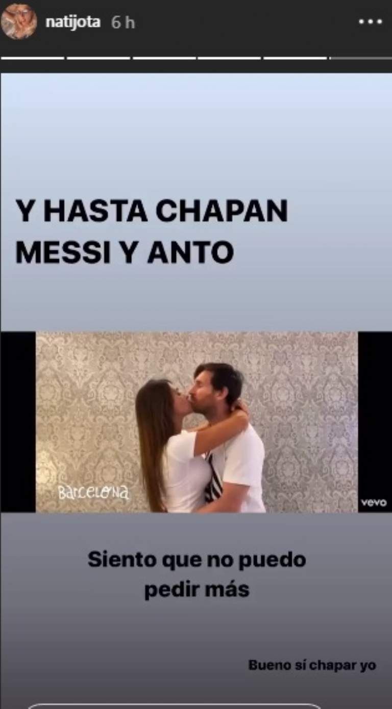 Nati Jota vio el chape de Lionel y Antonela y no se pudo callar: Siento...