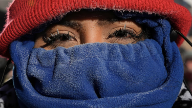 Postales del frío extremo: imágenes que reflejan el impacto de la ola polar en Estados Unidos