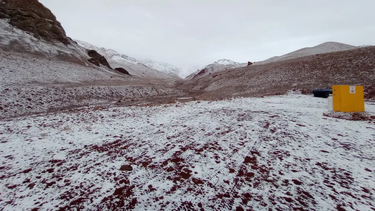 Así quedó Pachón tras recibir la primera nevada del año