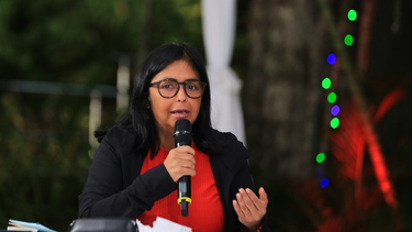 Delcy Rodríguez, vicepresidenta de Venezuela.