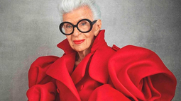 Murió Iris Apfel, la icónica abuela de la moda