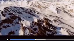 El video imperdible que posteó Uñac sobre la nieve en las cumbres sanjuaninas