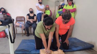 En Rivadavia, los empleados se capacitan en primeros auxilios y RCP