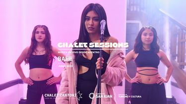 La traper sanjuanina Bhae y una sesión desde el emblemático Chalet Cantoni