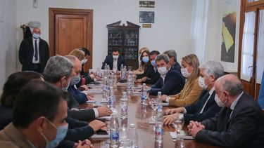 El gobernador Uñac se puso al día de los avances del Plan Estratégico de San Juan