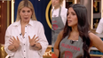 Wanda Nara y Valentina Cervantes, en uno de los programas de MasterChef de esta temporada. Wanda Nara y Valentina Cervantes, en uno de los programas de MasterChef de esta temporada.