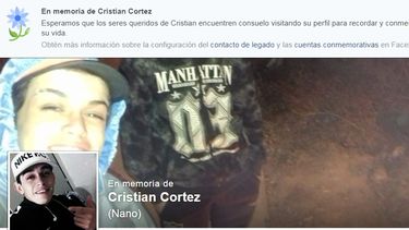 Dolor en las redes: los amigos de Cristian lo despiden