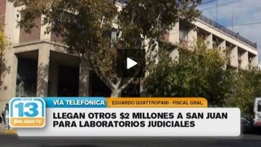 Llegarán otros $2 millones para laboratorios judiciales