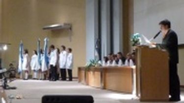 Nasisi encabezó el primer acto de colación de su gestión Nasisi encabezó el primer acto de colación de su gestión