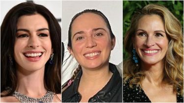 Quién es la periodista sanjuanina que entrevistó a Anne Hathaway y Julia Roberts