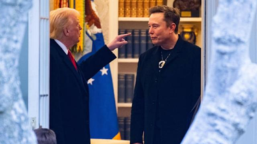 La relación entre Donald Trump y Elon Musk está quebrada.