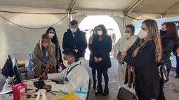 El AutoVac del Estadio del Bicentenario, reconocido y visitado por autoridades nacionales