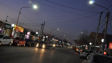 Inauguran un tramo de alumbrado LED en Av. España