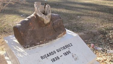 El Jardín de los Poetas tiene el 88 % de las esculturas rotas