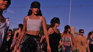 #NiUnaMenos: En San Juan también se representó Un violador en tu camino