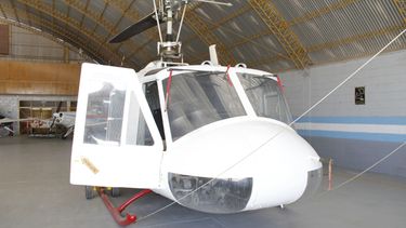 Aterrizaje de emergencia, en plena cordillera, del helicóptero provincial