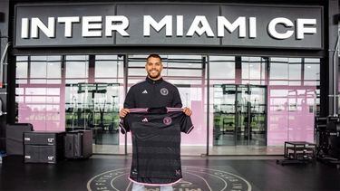 Nico Freire con la camiseta del Inter Miami.