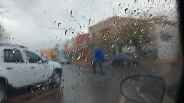 Llegó la lluvia a Jáchal y comienza el descenso de temperatura para todo San Juan
