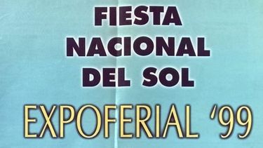 Captura de una parte del afiche de la Fiesta Nacional del Sol 99 que la rompe en las redes.