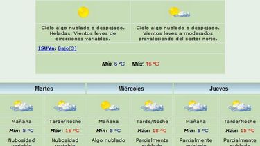 Anuncian máxima de 16 grados y viento Norte