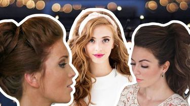 Cinco peinados fáciles para que brilles en estas fiestas