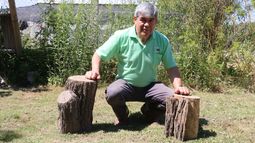 El sanjuanino que recuperó el aromo de 145 años donde leía Sarmiento