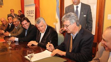Osse firmó convenios con varios municipios sanjuaninos