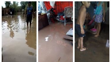 Lamentable: como Venecia, así quedó una zona de La Chimbera tras la creciente