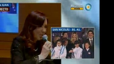 Se inauguró desde San Juan una escuela primaria en San Nicolás