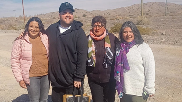 Darío Barrassi recorrió Iglesia y recibió un mensaje de agradecimiento por parte del municipio.