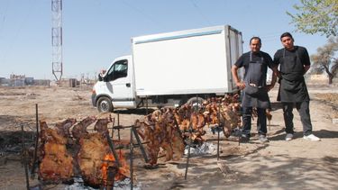Colón, bien sanjuanina: 40 puntas de espalda en el festejo