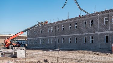 Las nuevas celdas del Penal de Chimbas están muy avanzadas.&nbsp;