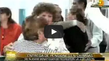 Chimbas entregó jubilaciones a más de 90 beneficiarios