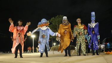 Las marionetas gigantes confeccionadas por David Gardiol en el Carnaval 2025 tuvieron un gran protagonismo.