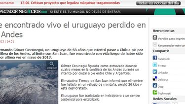 Medios nacionales y uruguayos hablan del rescate en San Juan