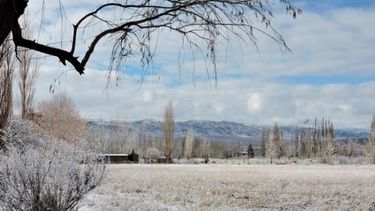 Con temperaturas bajo cero, un departamento de San Juan fue el más frío del país