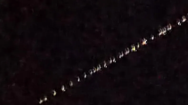 ¿Qué fue el tren de luces en el cielo que sorprendió a los sanjuaninos?