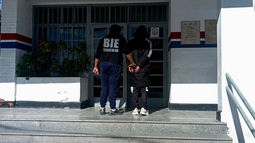 El traslado de Morán después de que fue detenido en agosto de 2025. El traslado de Morán después de que fue detenido en agosto de 2025.