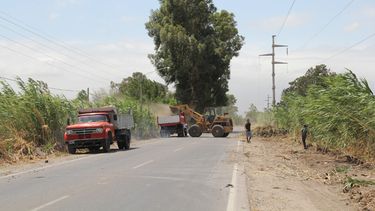 Trabajan a full para acondicionar el predio José Dolores