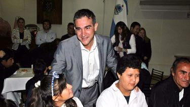 El intendente Aranda desayunó con alumnos de la Escuela Luis Braille