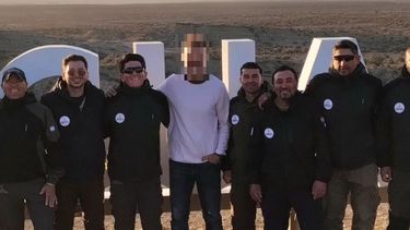 Una gloria del fútbol visitó Ischigualasto y causó furor