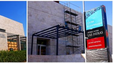 El Teatro del Bicentenario ya luce cartelería