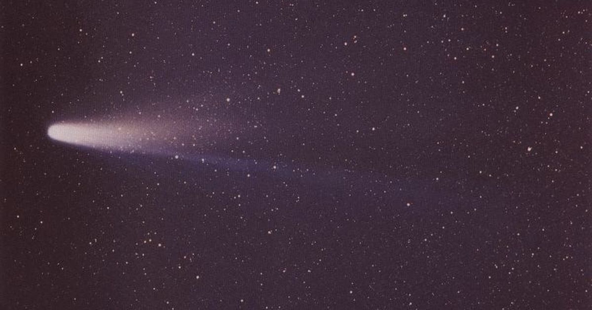 cometa halley de la tierra 1986