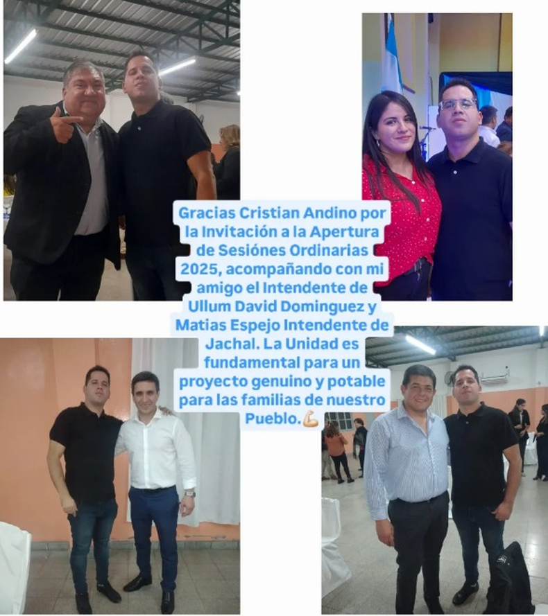 Iván Carrizo hacía ostentación de sus vínculos con intendentes y exfuncionarios del gobierno pasado. Iván Carrizo hacía ostentación de sus vínculos con intendentes y exfuncionarios del gobierno pasado.