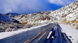 Fotos y video: Santa Rosa heló San Juan