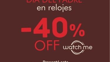 Ganate un descuento para regalarle un reloj a tu papá